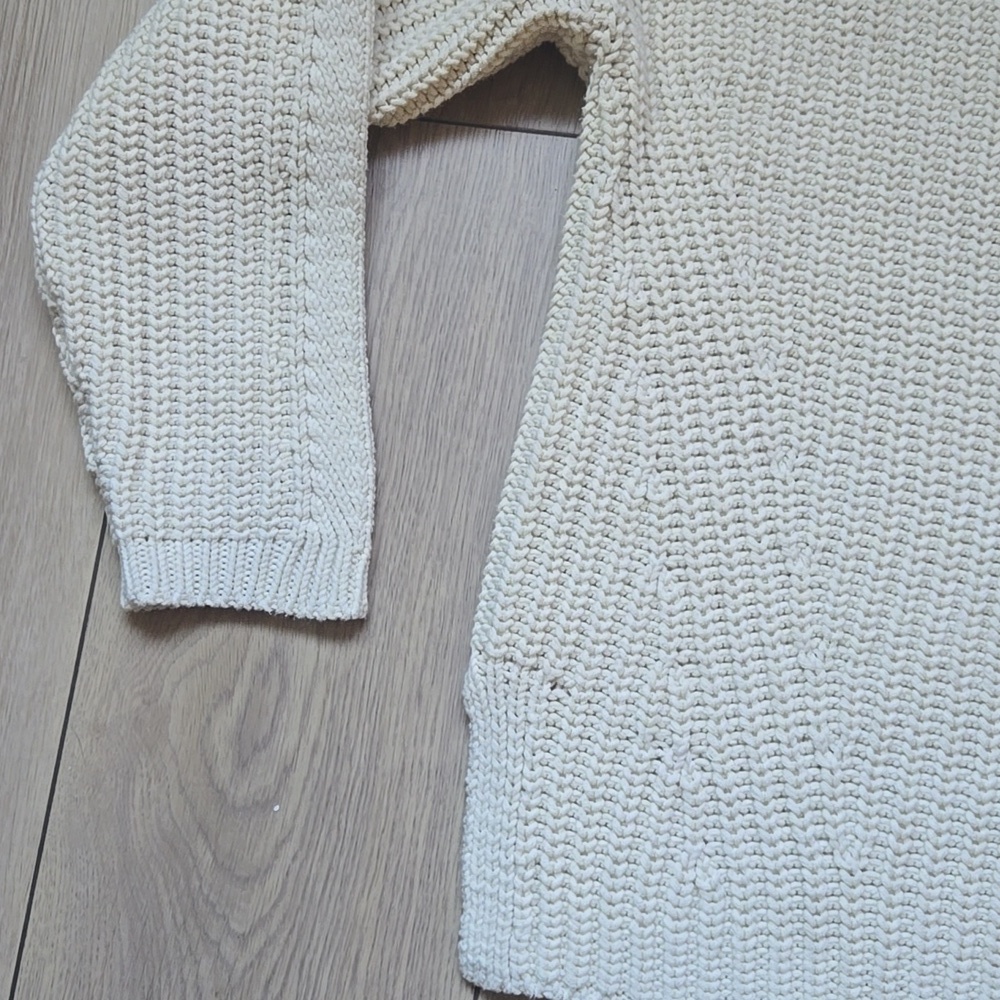 ROOTS V-NECK RIBBED KNIT SWEATER SZ S - Picture 4 of 9